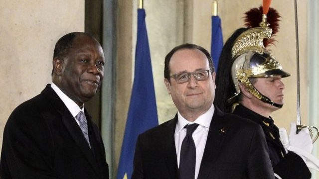 ouattara et hollande 2