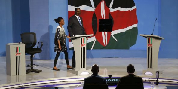 Présidentielle au Kenya : Uhuru Kenyatta ne s’est pas présenté pour débattre avec Raila Odinga à la télévision