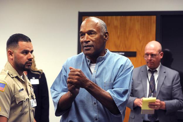 O.J. Simpson va être libéré par anticipation après avoir purgé la peine minimale pour vol à main armée