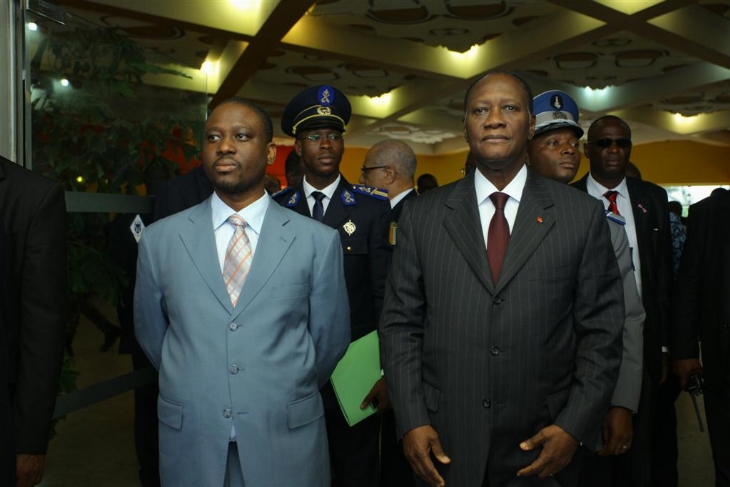 cote d’ivoire , vives tensions entre le chef de l’État Alassane ouattara et le président de l’Assemblée nationale, Soro Guillaume Kigbaforie