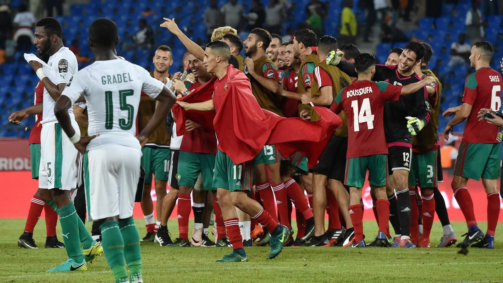 Mondial 2018: Le Maroc sera en Russie, la Côte d’Ivoire restera à la maison