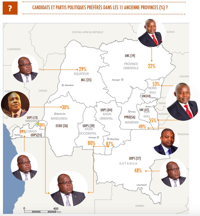 Présidentielle en RDC : un sondage contesté par le camp Kabila donne Félix Tshisekedi favori