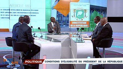 Ça fait l’actualité du 19 août 2020 : La Constitution de 2016 et l’éligibilité du Président Ouattara