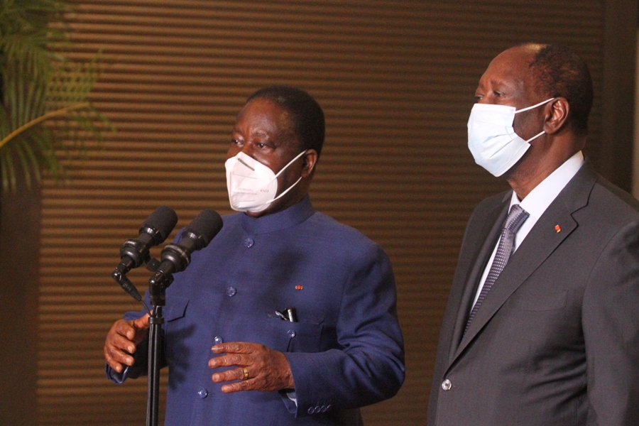 Côte d’Ivoire: « la confiance est rétablie », assure Ouattara après un tête-à-tête avec Bédié