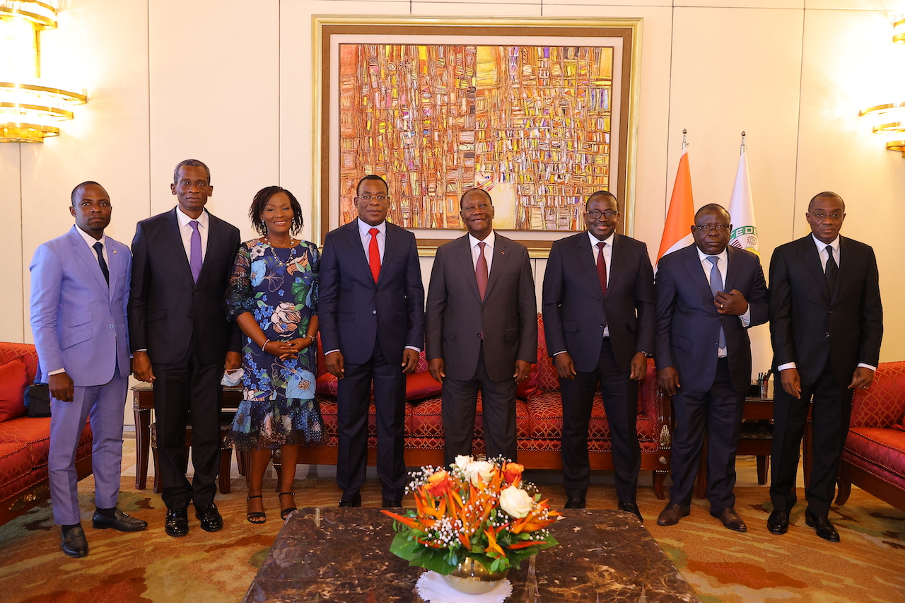 Côte d’Ivoire: le président Ouattara parle « réconciliation » avec l’opposant Affi